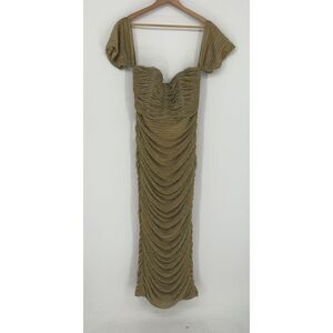 Miss Circle Gold Formal Dress
